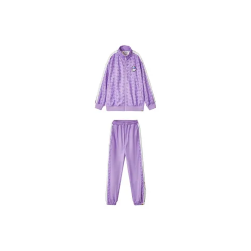 B.Duck Casual Suits Women's Purple All Over Print