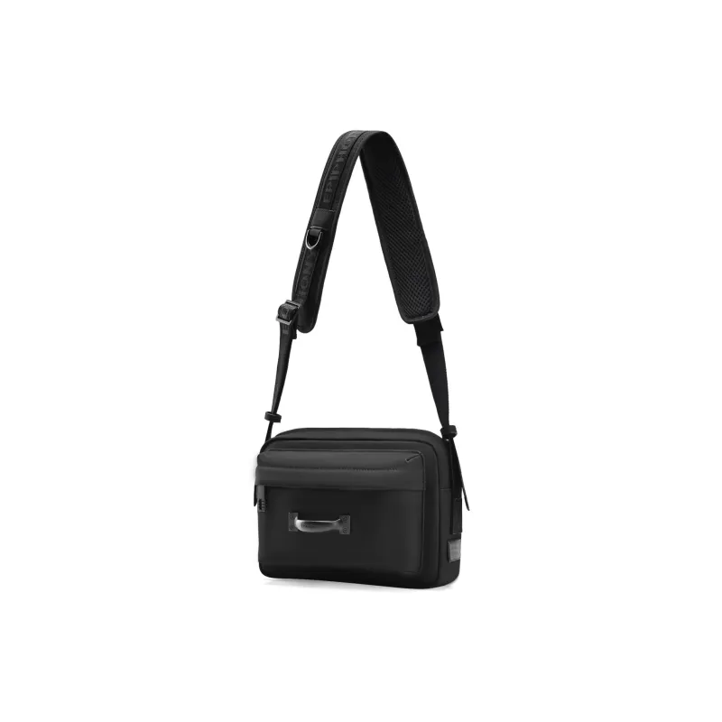 EPIPHQNY Skin Feel Material Crossbody Bag Shoulder Bag Unisex Black-1