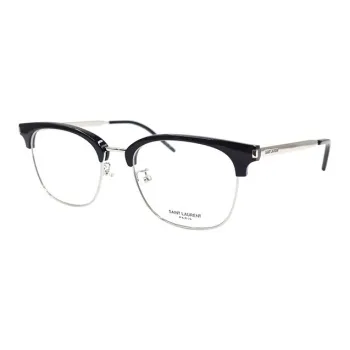 SAINT LAURENT Plate And Metal Browline Eyeglass Frames Unisex