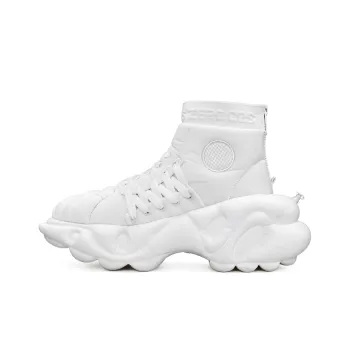 ZERO COSMOS Weight Loss Collection White Blood Cell Futuristic Fashion Platform Shoes Unisex White