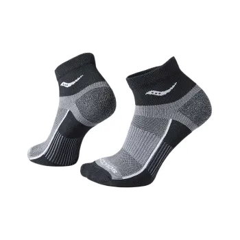 Saucony Inferno Quarter 3-Pack Socks Mid-Calf Socks Men's 3 Pack Gray