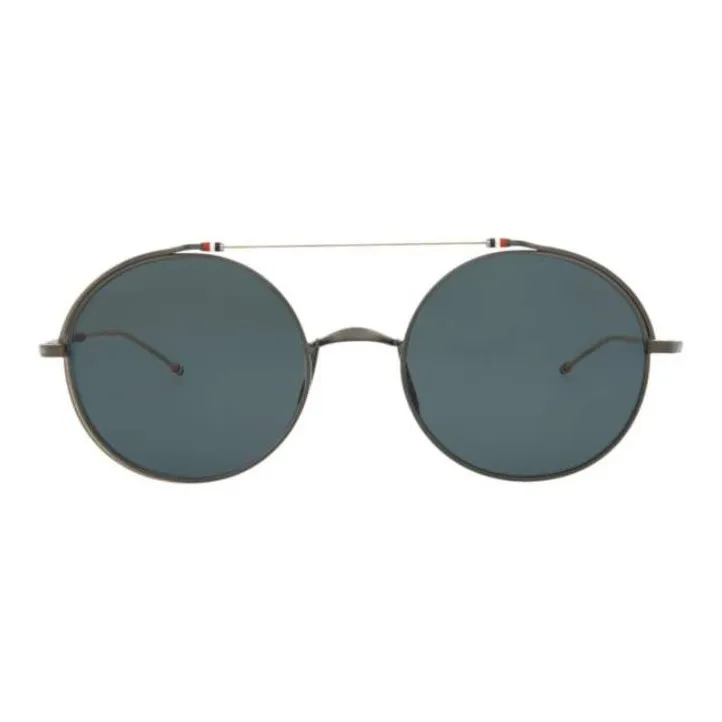 THOM BROWNE· Round Sunglasses Unisex Gray-1