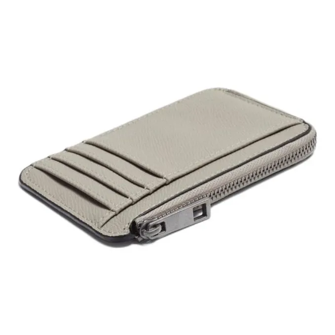 ZARA Polyurethane Card Holder Men's Gray-1