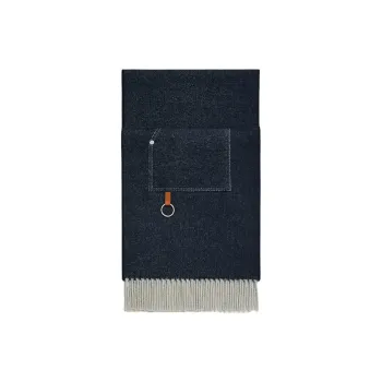 HERMES Knit Scarves Women's Blue