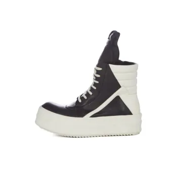 RICK OWENS/RO High Top Skateboard Shoes Men's Black