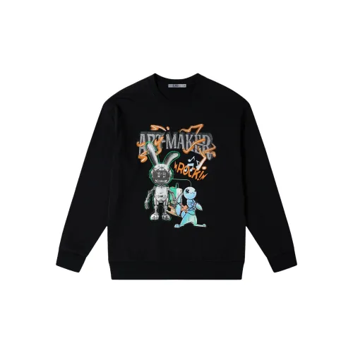 C'N'C Trend Series Sweatshirts Unisex Black