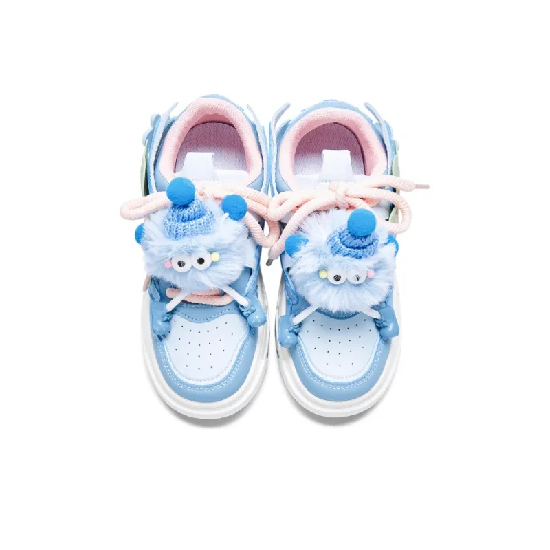 KARLIE KELLER Low Top Skateboard Shoes Women's Moon Blue-3