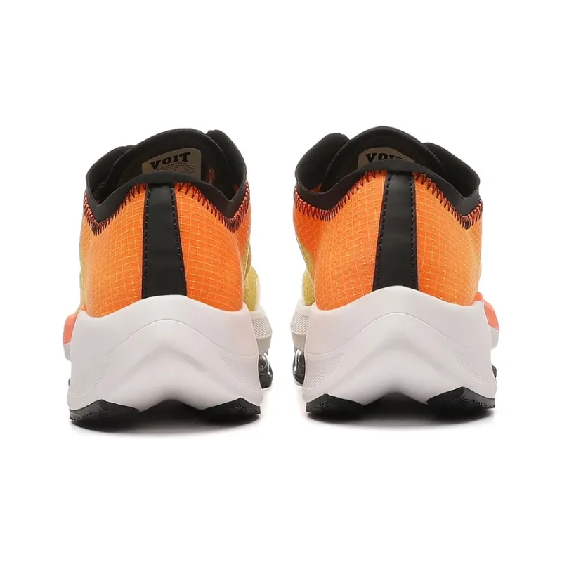 VOIT Cushioning Rebound Abrasion Resistant Lightweight Breathable Low Top Air Cushion Running Shoes Unisex Orange-4