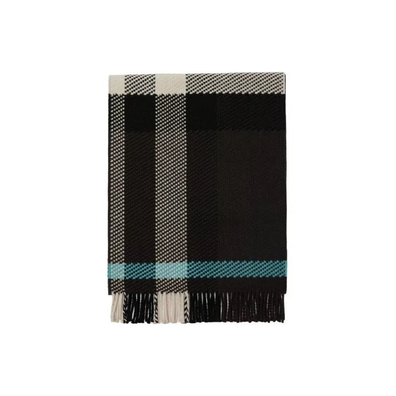 Burberry Check pattern Wool Scarf-1