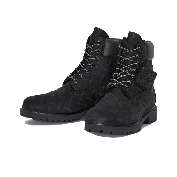 Timberland X Supreme Heritage Lace Up 6 Inch Boots 'Black Nubuck'-2
