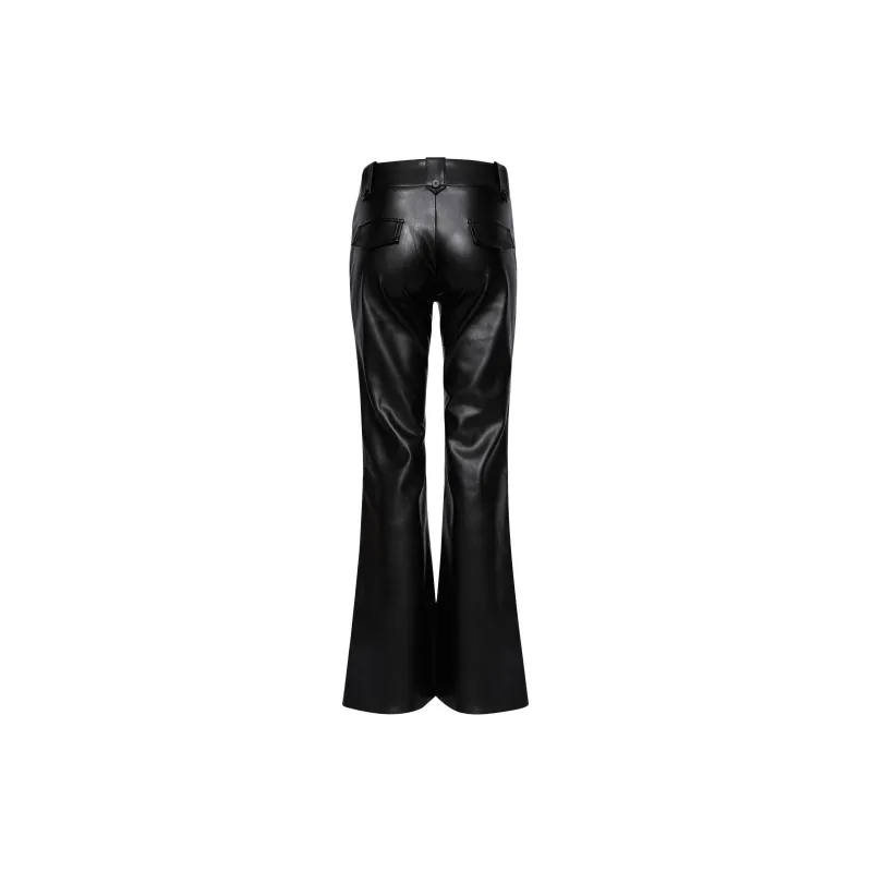 Tiger Mist KITTIE PU PANT Casual Pants Women's Black-1