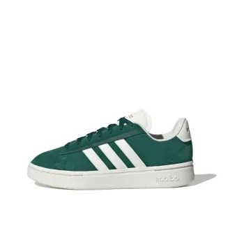 Adidas Grand Court Alpha Collegiate Green Off White Gold Metallic Women's