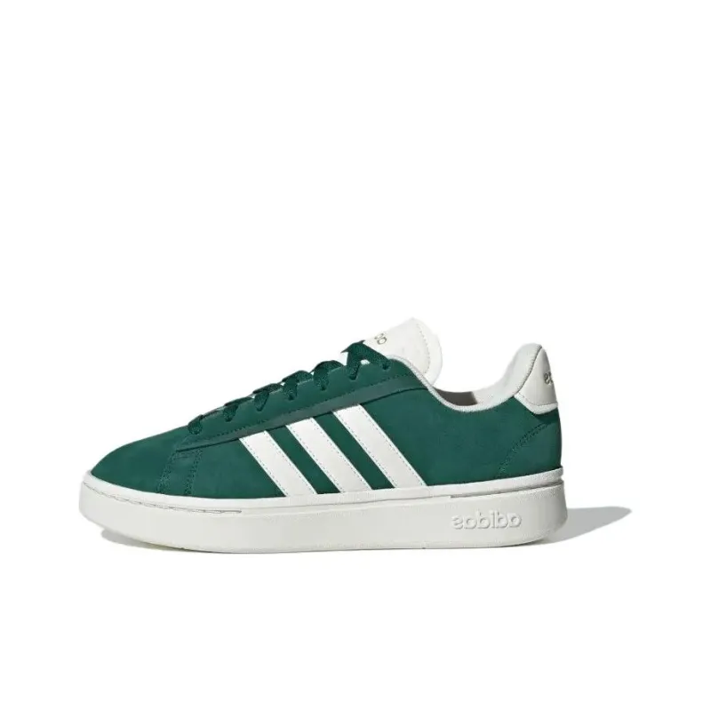 Adidas Grand Court Alpha Collegiate Green Off White Gold Metallic Women's-0