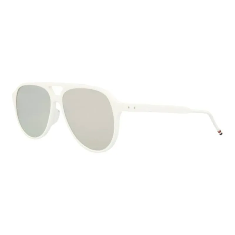 THOM BROWNE·   Aviator Sunglasses Men's White-0