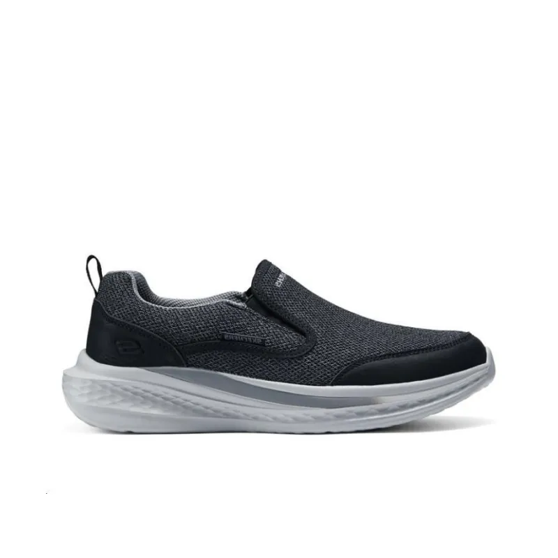 Skechers Relaxed Fit Breathable Coverage Lightweight Low Top Casual Shoes Men's Black-1