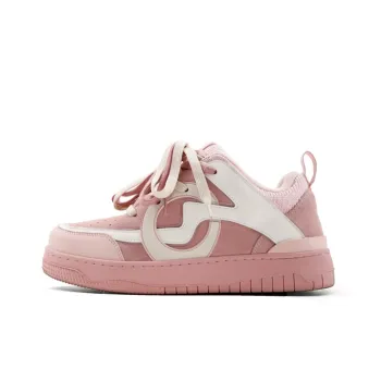 DFOA Low Top Pink Skateboarding Shoes Unisex
