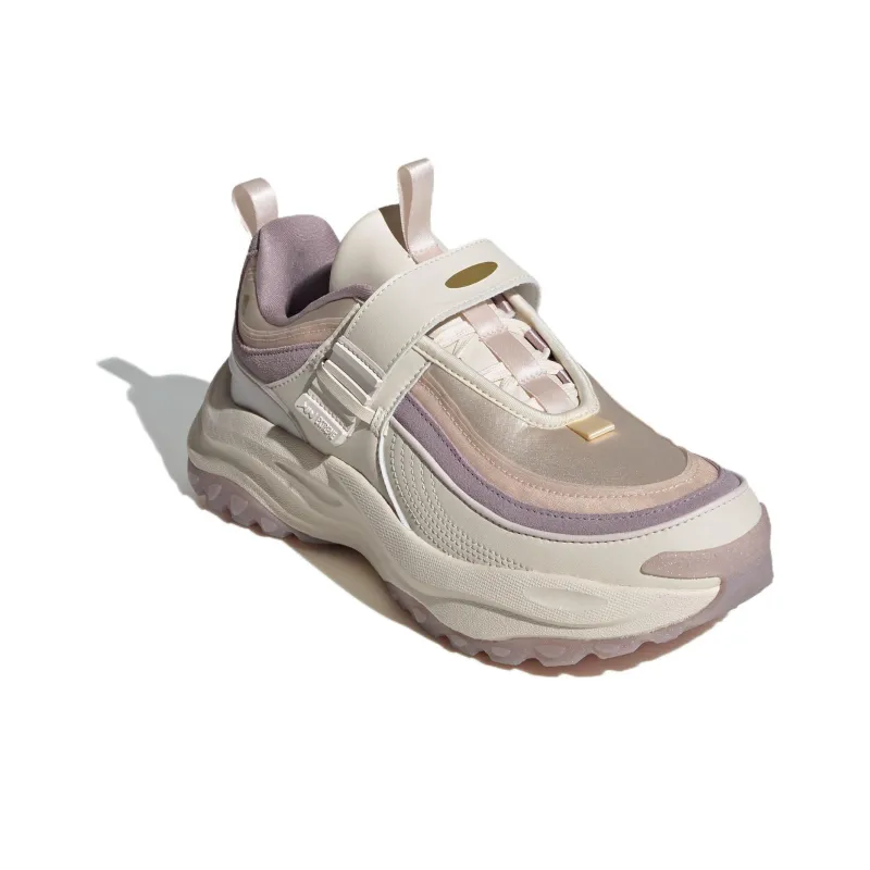 Adidas Maxxwavy EXTREME Durable Breathable Low Top Chunky Sneakers Women's Beige Purple-2