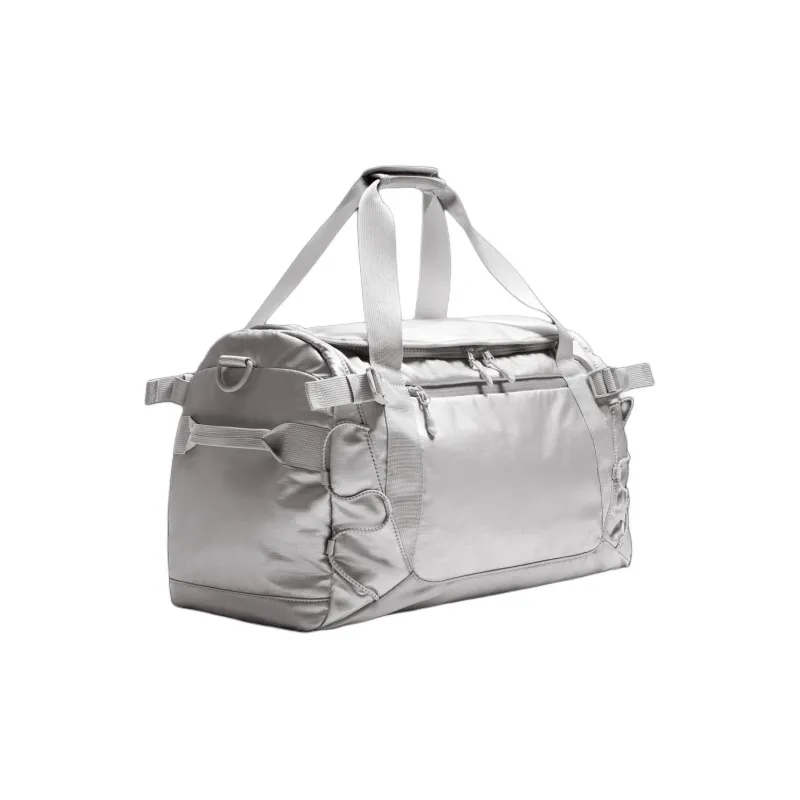 ZARA Polyurethane Bowling Bag Shoulder Bag Crossbody Bag Handbag Large Size Men's Silver-1