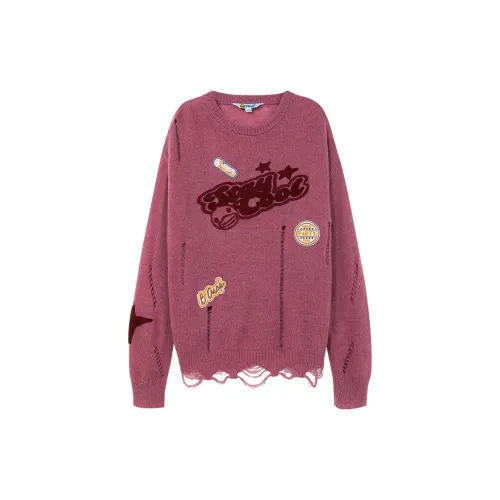 B.Duck Sweaters Women's Pink Purple