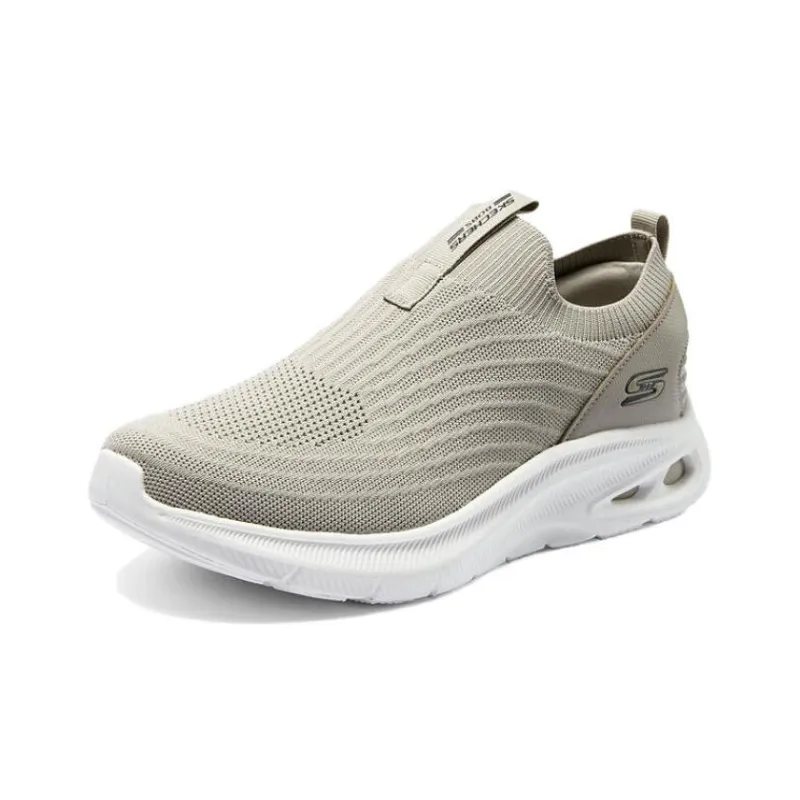 Skechers BOBS Sport Cushioning Wear Resistant Low Top Casual Shoes Men's Taupe-2