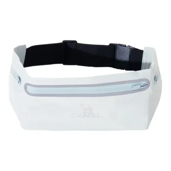 CAMEL Fabric Fanny Pack Small Size Unisex Aqua Green/Black
