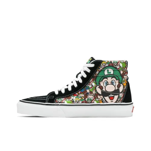 Nintendo X SK8 Hi Reissue Mario And Luigi