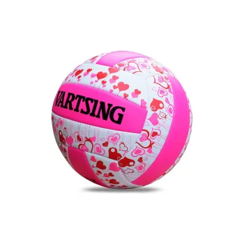 Vartsing PVC Size 5 Volleyball Unisex Pink