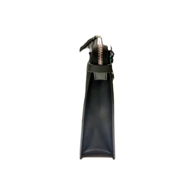 Valentino Cow Leather Clutch Men's Green & Black-2