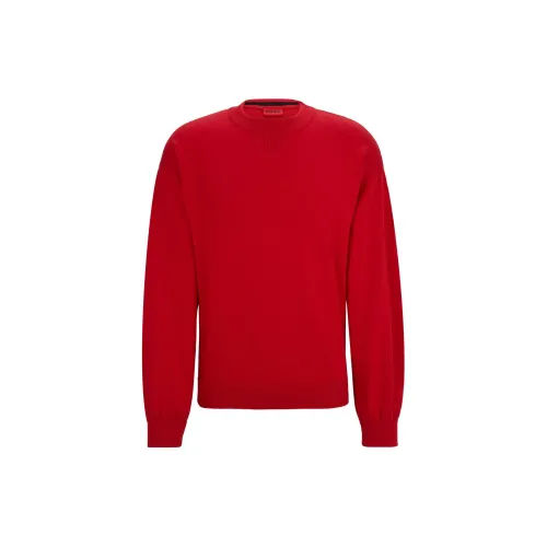 HUGO BOSS Sweaters Men Red