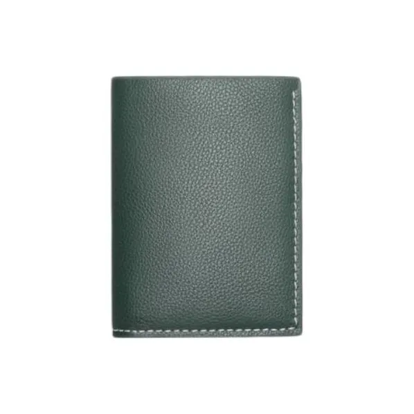 ZARA Polyurethane Wallet Men's Green-0