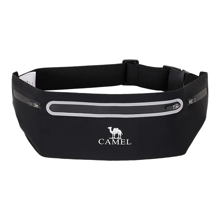 CAMEL Fabric Fanny Pack Small Size Unisex Aqua Green/Black-1