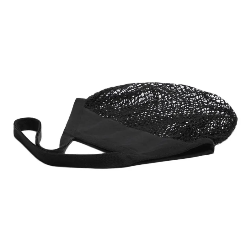 ZARA Cotton Mesh Bag Shoulder Bag Handbag Regular Men's Black-1