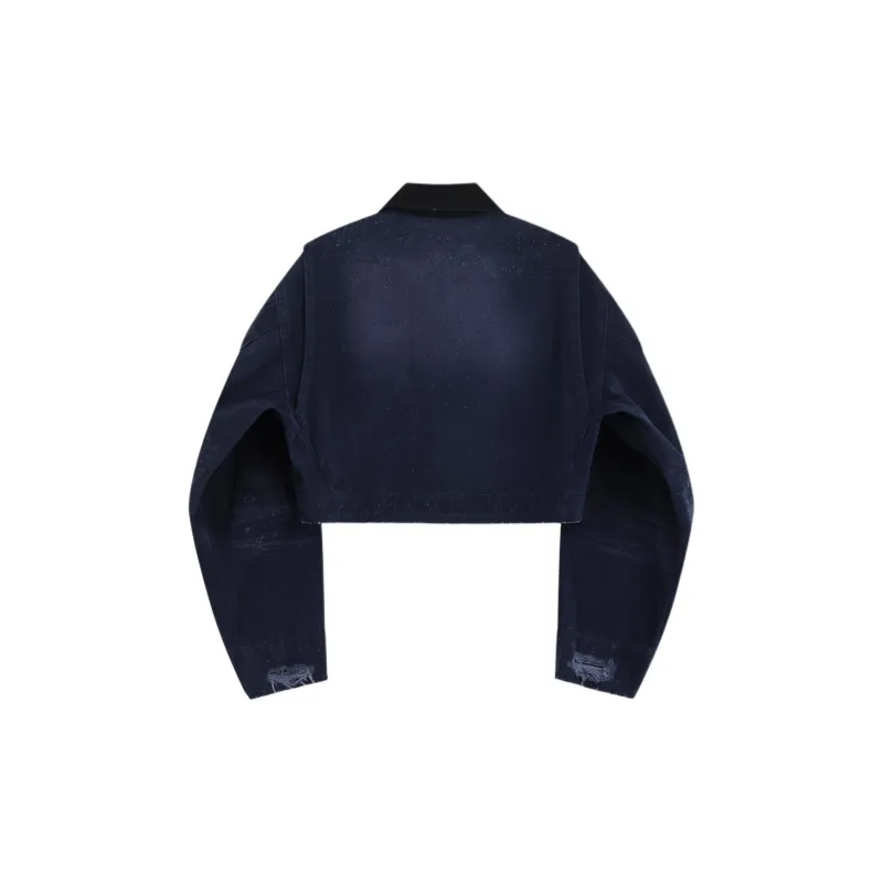 WE11DONE SS24 Denim Jacket Women's Blue-1