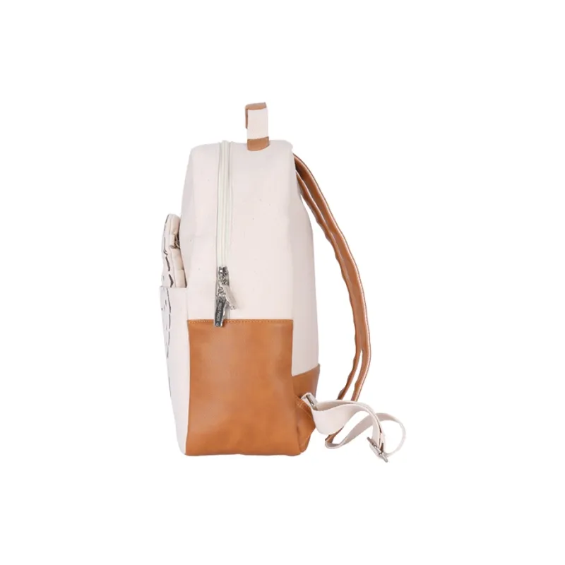 Hello Marche Backpacks White-1