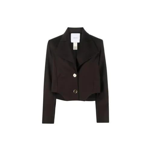 Patou Cut-out Cropped Blazer