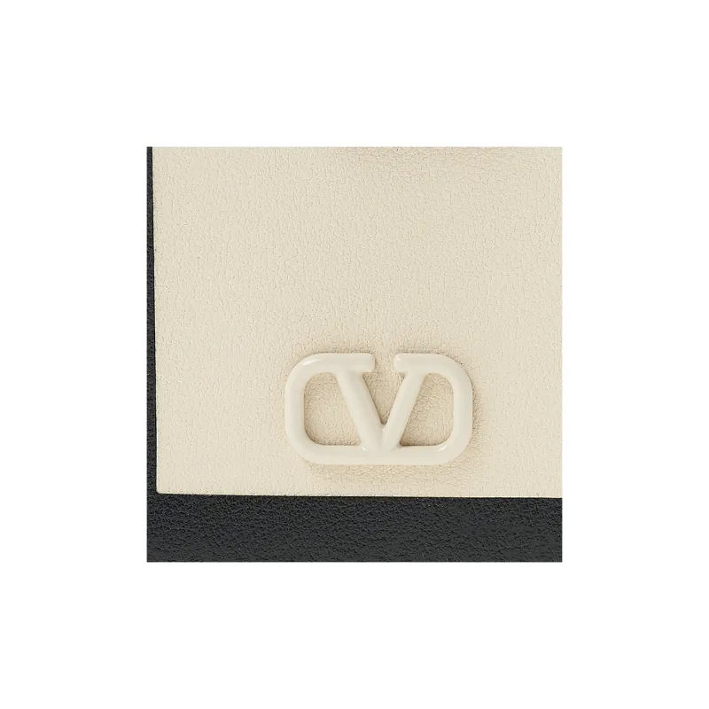 Valentino Cow Leather Clutch Men's Green & Black-9