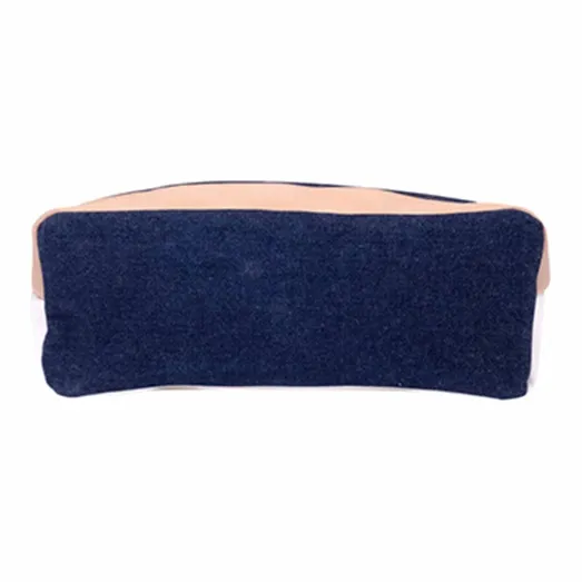 Hello Marche Fabric Tote Bag, Shopping Bag, Shoulder Bag, Handbag Unisex Blue-3