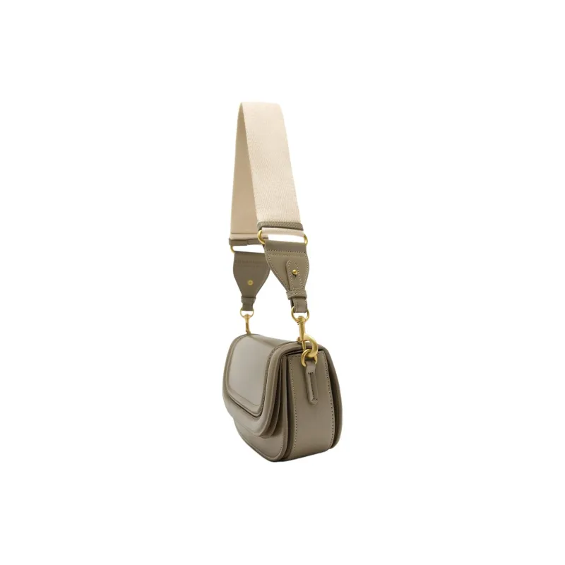 ZARA PU Portable Crossbody Bag, Shoulder Bag Small Size Women's Gray-4