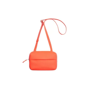 ZARA Polyurethane Shoulder Bag Crossbody Bag Mini Men's Orange