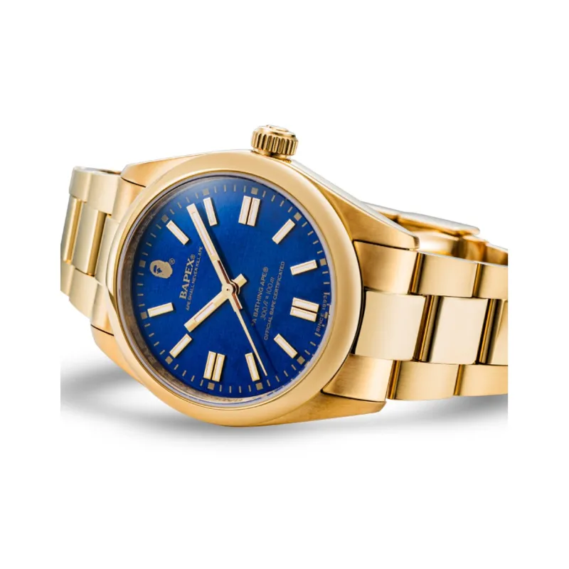 A BATHING APE ABathing Ape Type 7 Bapex Watch Gold Yellow-1