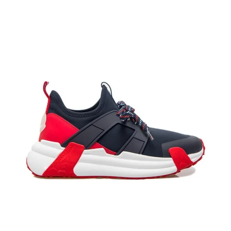 Moncler Cushioning, Slip Resistant, And Abrasion Resistant Low Top Casual Shoes Men's Black Red-1