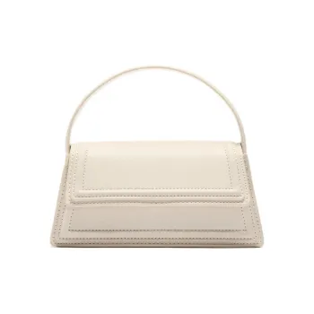 ZARA Polyurethane Handbag Shoulder Bag Crossbody Bag Mini Women's White