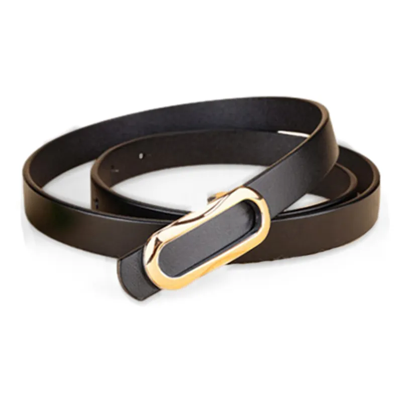 Youyoulan Alloy Leather Belts Women's Width 1.5cm-0