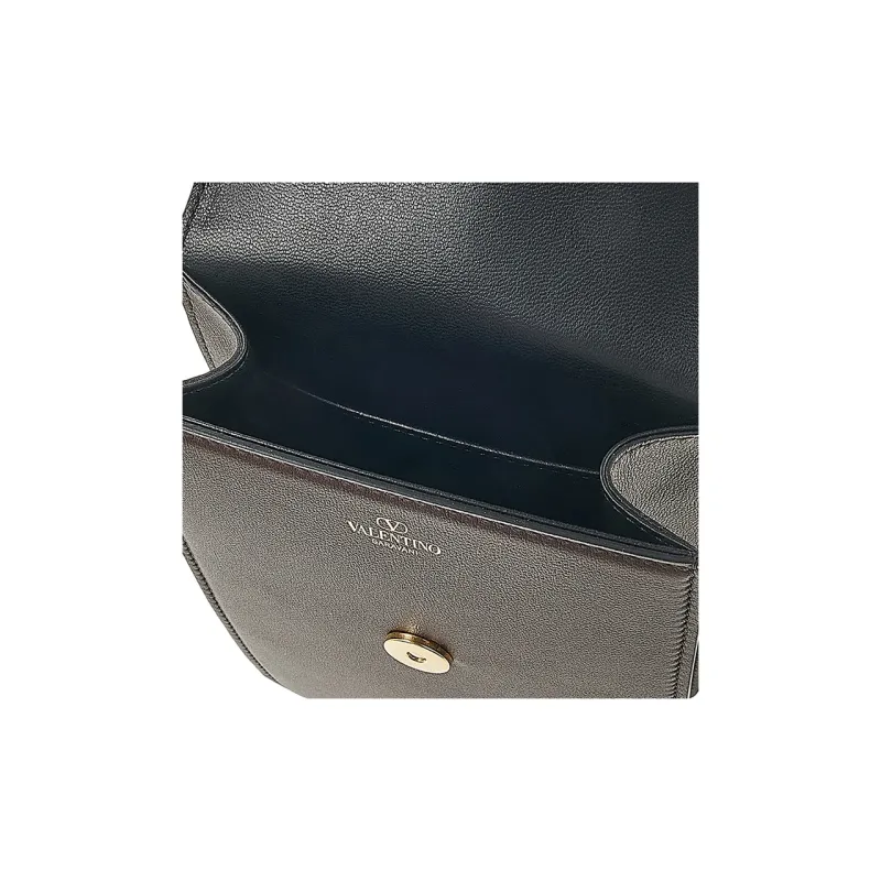 Valentino Calfskin Cell Phone Pouch Unisex Brown-8