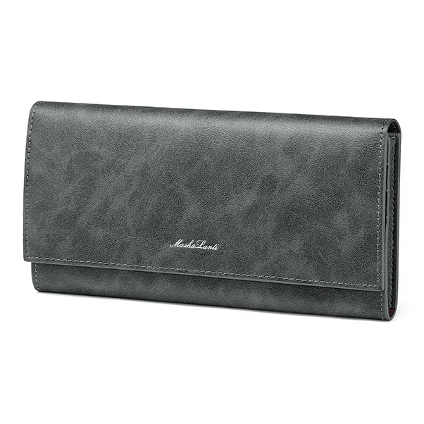 MashaLanti Synthetic Leather Wallet Men's Coffee/Smoke Gray-8