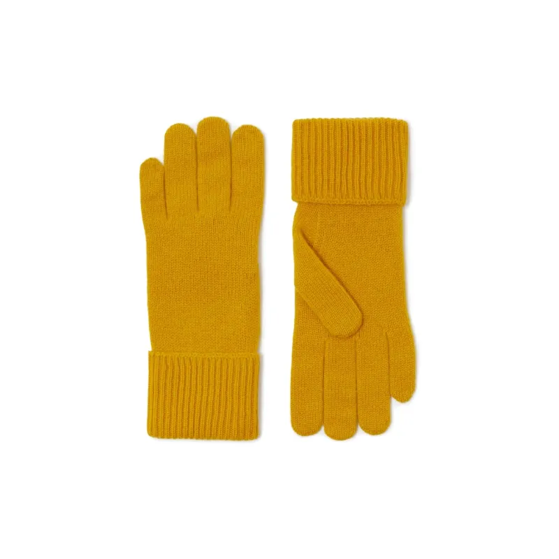 Burberry Knit Gloves Unisex Yellow-1