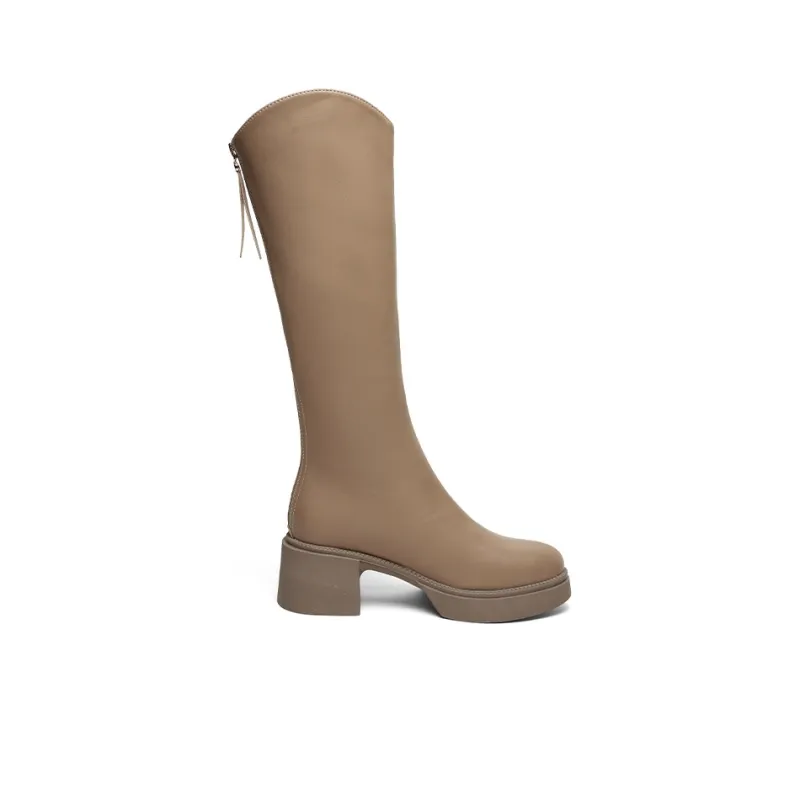 Mulinsen Knee-high Boots 6cm Women's-7