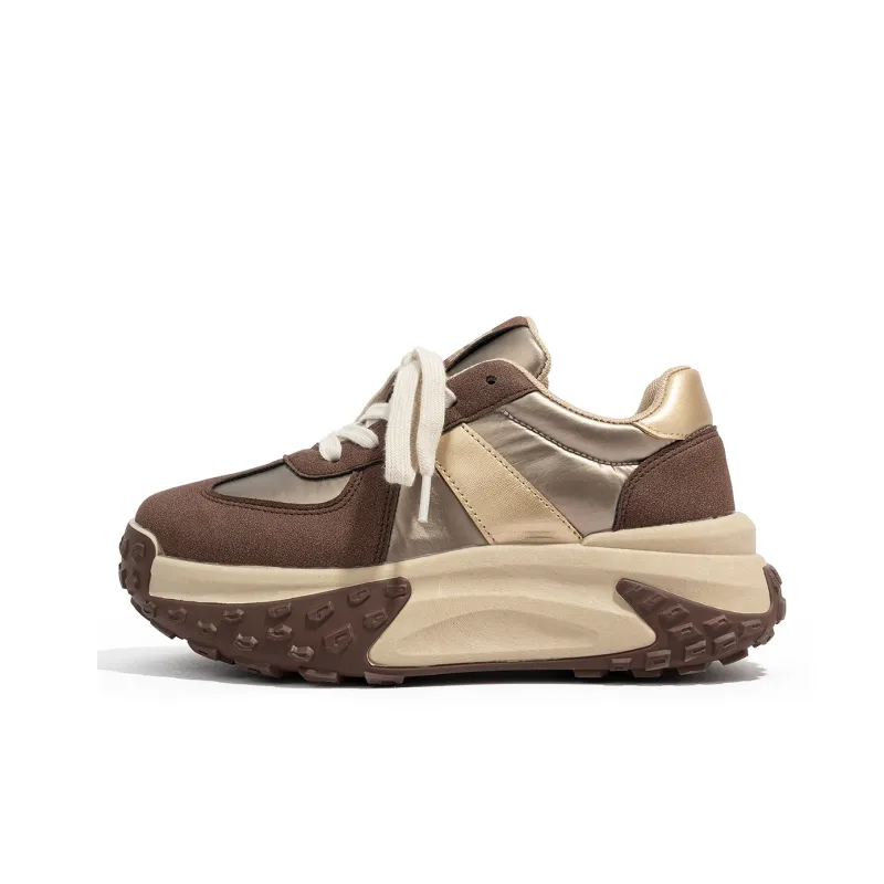 RENBEN Height Increasing Support Low-Top Casual Shoes Women's-10