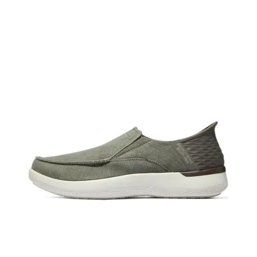 Skechers Slip Ins Casual Shoes Men Low-Top Khaki