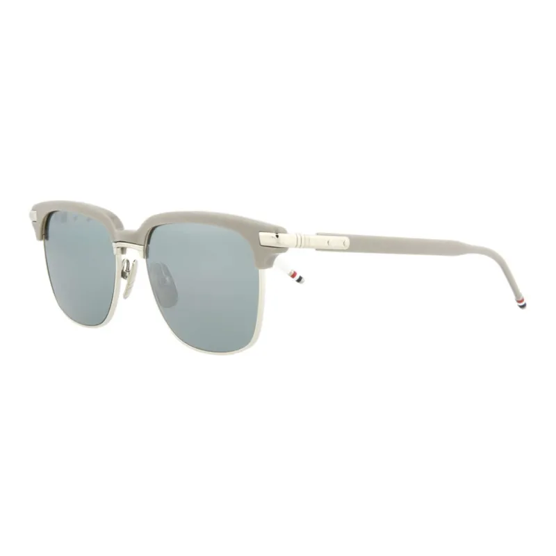 THOM BROWNE· Acetate Irregular Shape Sunglasses Unisex Gray-0